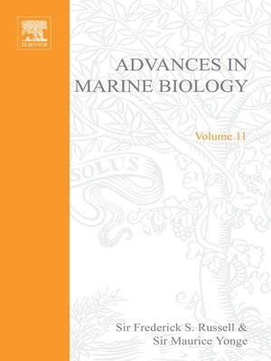 cover image of Advances in Marine Biology